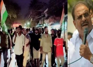 എംഎ ലത്തീഫിന്റെ സസ്പെൻഷൻ; കെ സുധാകരനെതിരെ പ്രകടനം suspention of ma lathif
