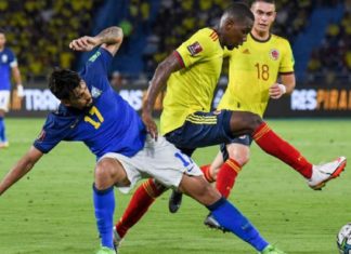 ഖത്തർ ലോകകപ്പ്; ലാറ്റിനമേരിക്കയിൽ നിന്ന് യോഗ്യത നേടുന്ന ആദ്യ ടീമായി ബ്രസീൽ brazil-colombia-world-cup-qualifiers