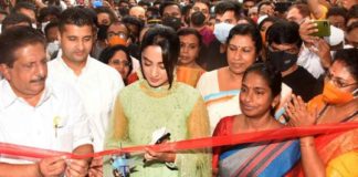 Namitha Pramod inaugurated 'Bosco Cinemas'