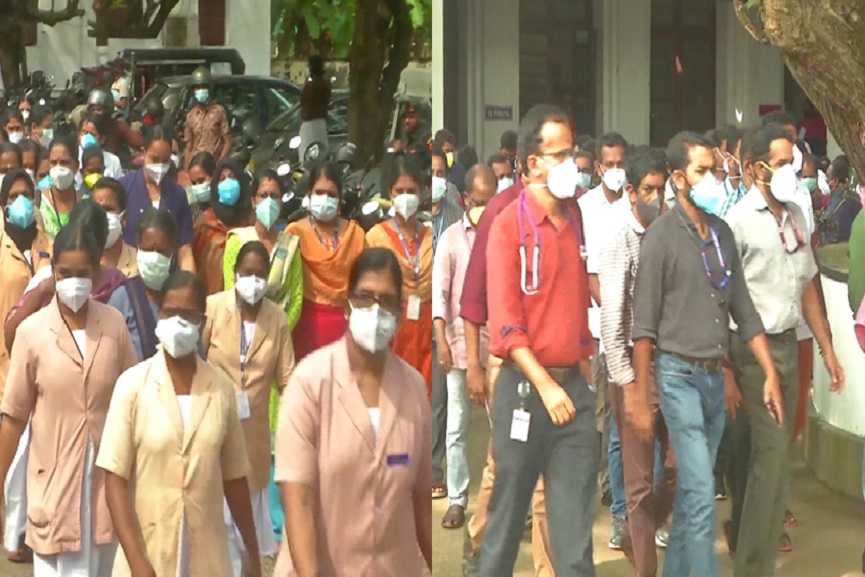 Protest at Beach Hospital Protest at Beach Hospital