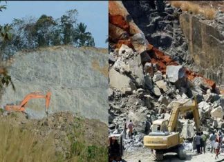 protest against quary in kozhikode