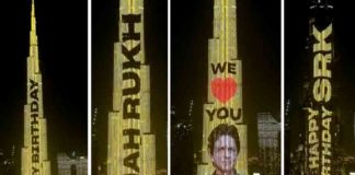 เดชเดคเดฟเดตเต เดคเตเดฑเตเดฑเดฟเดฏเดฟเดฒเตเดฒ; เดฌเตเตผเดเต เดเดฒเตเดซเดฏเดฟเตฝ เดคเตเดณเดฟเดเตเดเต เดทเดพเดฐเตเดเต เดเดพเตป Burj-Khalifa-lights-up-for-Shah-Rukh-Khan-on-his-birthday