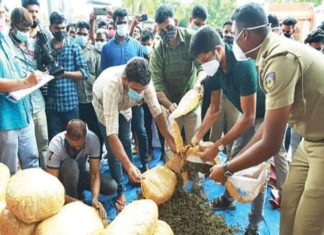 205 Kilogram Ganja Collected And Three Were ARrested In Malappuram