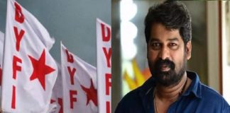 joju george's car smashed