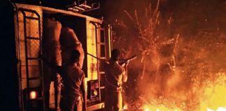 fire at Kozhikode shoe company