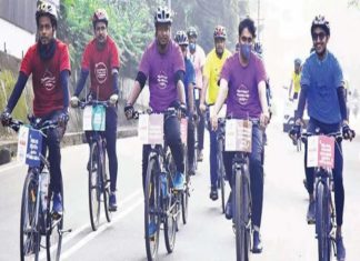 Cycle Rally For Tobacco Control In Malappuram