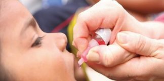 Polio distribution on January 23