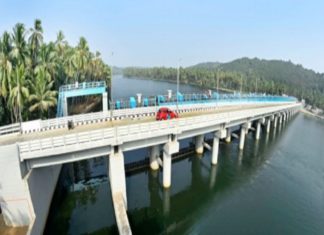 പാലായി ഷട്ടർ കം ബ്രിഡ്ജ് നാളെ മുഖ്യമന്ത്രി നാടിന് സമർപ്പിക്കും Palai Shutter cum Bridge