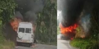 caught fire in tempo travaler