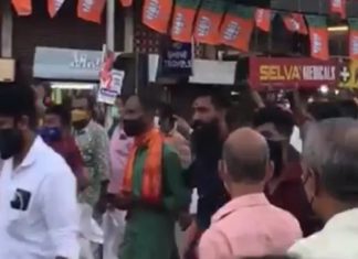 bjp-march-kerala-kannur