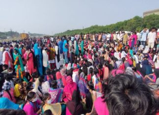 food poisioning in chennai protest