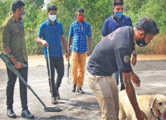 രാഷ്ട്രപതിയുടെ സന്ദർശനം; കരയിലും ആകാശത്തും പരിശോധന നടത്തി President's visit