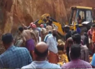 เดเดฃเตเดฃเตเดฐเดฟเตฝ เดฎเดฃเตเดฃเดฟเดเดฟเดเตเดเดฟเดฒเดฟเตฝ เดจเดฟเตผเดฎเดพเดฃ เดคเตเดดเดฟเดฒเดพเดณเดฟ เดฎเดฐเดฟเดเตเดเต; เดฐเดฃเตเดเต เดชเตเตผเดเตเดเต เดชเดฐเดฟเดเตเดเต Construction worker killed in landslide in Kannur