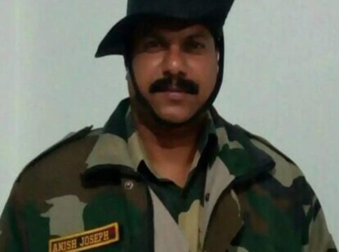 കശ്മീരിൽ കാവൽ ടെന്റിനു തീപിടിച്ചു; മലയാളി സൈനികന് ദാരുണാന്ത്യം Anish joseph