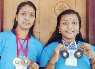 പഞ്ചഗുസ്തിയിൽ നേട്ടം കൊയ്ത് അമ്മയും മകളും Mother-and-daughter-win-Panchagusthi