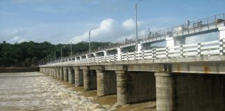 The water level in Bharathapuzha started falling