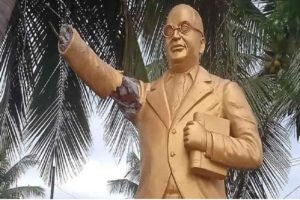 Ambedkar statue-smashed-Tamil Nadu