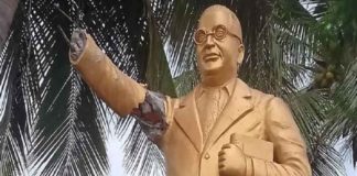 Ambedkar statue-smashed-Tamil Nadu