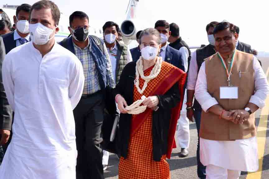Congress-Rally Congress rally begins in Rajasthan; Leaders including Sonia will be present