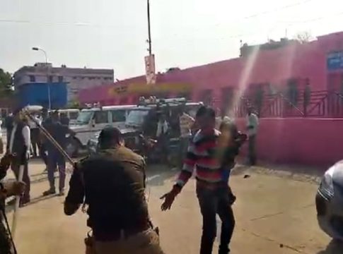 up police beaten a man suspended