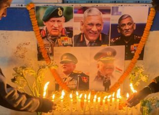 ജനറലിന് വിട നൽകി രാജ്യം; റാവത്തിനും ഭാര്യയ്ക്കും ഒരു ചിതയിൽ അന്ത്യവിശ്രമം general bipin rawat funeral