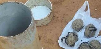 เดธเตเดตเดเดพเดฐเตเดฏ เดตเตเดฏเดเตโเดคเดฟเดฏเตเดเต เดชเดฑเดฎเตเดชเดฟเตฝ เดจเดฟเดจเตเดจเต เดจเดพเดเตป เดฌเตเดเดฌเตเดเตพ เดเดฃเตเดเตเดเตเดคเตเดคเต Bombs were found in the yard of a private individual