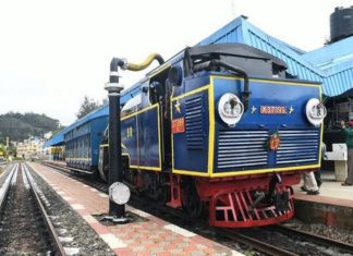 landslide on Nilgiri railway track;