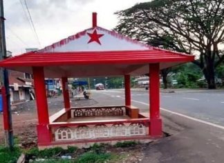 ഉദുമയിൽ ഡിവൈഎഫ്ഐ നിർമിച്ച വെയിറ്റിങ് ഷെഡ് പ്രവർത്തകർ തന്നെ പൊളിച്ചു നീക്കി controversial waiting shed