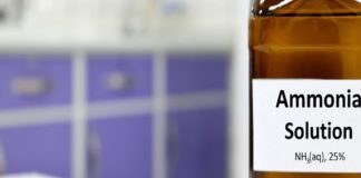 Ammonium leaks in district hospital lab; Panic