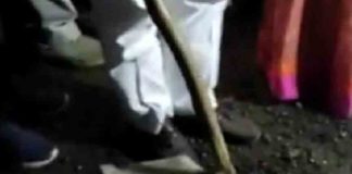 തേങ്ങ ഉടച്ച് ഉൽഘാടനം; തേങ്ങക്ക് പകരം പൊട്ടിയത് റോഡ് Inauguration of road; road Broken instead of coconut