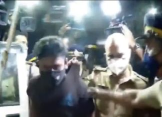 ചേവായൂർ പോലീസ് സ്റ്റേഷന് മുൻപിൽ വനിതാ മാദ്ധ്യമ പ്രവർത്തകർക്ക് നേരെ കയ്യേറ്റം vellimadukunn-children-home-case