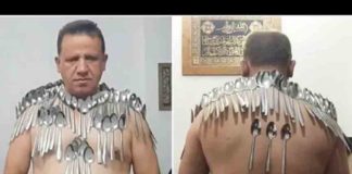 85 സ്പൂണുകൾ ശരീരത്തിൽ ബാലൻസ് ചെയ്ത് ഗിന്നസ് റെക്കോർഡ് സ്വന്തമാക്കി 50കാരൻ The 50-year-old holds the Guinness World Record for balancing 85 spoons in his body