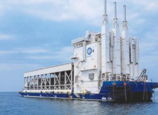 സൗദിയിൽ ഒഴുകുന്ന ജലശുദ്ധീകരണ പദ്ധതിക്ക് തുടക്കം Saudi Arabia Inaugurates Floating Desalination Plant