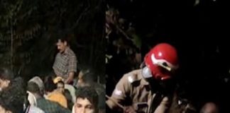 വാളറക്ക് സമീപം ടിപ്പർലോറി കൊക്കയിലേക്ക് മറിഞ്ഞു; രണ്ട് മരണം