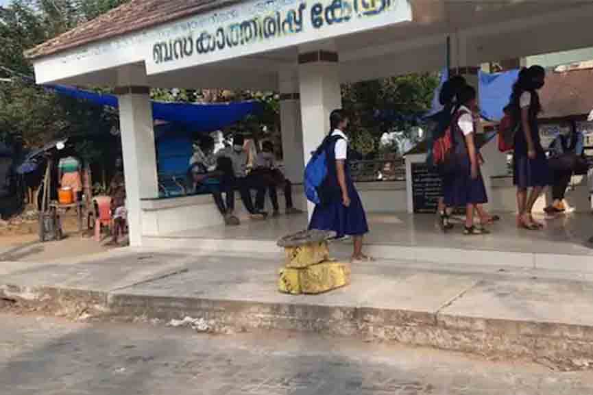 Silver-line-project The survey stones laid for the Silver Line at Angamaly were removed
