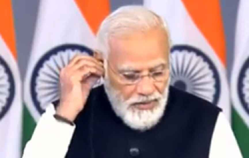 Teleprompter; Modi's speech was not a mistake