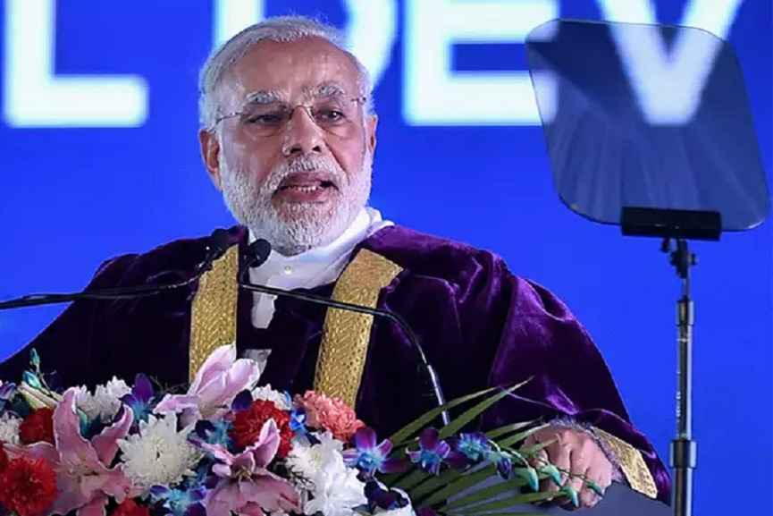 Teleprompter; Modi's speech was not a mistake