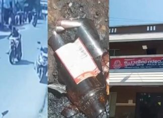 നെയ്യാറ്റിൻകരയിൽ പോലീസ് സ്റ്റേഷന് നേരെ പെട്രോൾ ബോംബ് ആക്രമണം neyyattinakara-police-station-attack