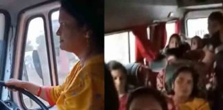 ബസ് ഡ്രൈവർക്ക് അപസ്മാരം; യാത്രക്കാരി സാരഥിയായി, കയ്യടിച്ച് സോഷ്യൽ മീഡിയ Bus driver has epilepsy; As the passenger driver, applauded social media