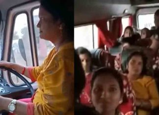 ബസ് ഡ്രൈവർക്ക് അപസ്മാരം; യാത്രക്കാരി സാരഥിയായി, കയ്യടിച്ച് സോഷ്യൽ മീഡിയ Bus driver has epilepsy; As the passenger driver, applauded social media