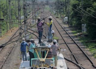 Electrification of Shornur-Nilambur route has started
