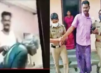അമ്മയെ ക്രൂരമായി മർദ്ദിച്ച സൈനികൻ റിമാൻഡിൽ son arreted-for-beating-mother
