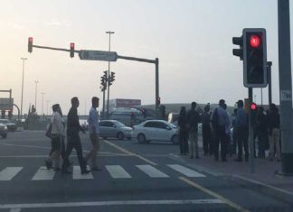 Fine For Crossing Busy Roads Illegally In Abu Dhabi