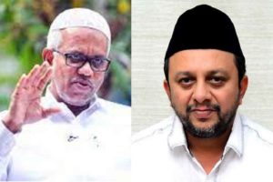 Abdussamad Pookkottur and Abbas Ali Shihab Thangal