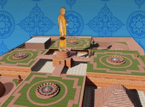 Madhya Pradesh, the cost of building a statue of Adi Shankara is 2000 crores