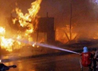 തിരുവല്ല പമ്പ് ഹൗസിൽ വൻ തീപിടിത്തം; ഒരാഴ്ച 13 തദ്ദേശ സ്ഥാപനങ്ങളിൽ ജലവിതരണം മുടങ്ങും fire-broke-out