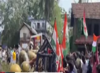 Youth Congress march in kannur