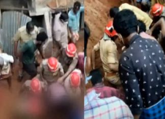 മതിൽ നിർമാണത്തിനിടെ മണ്ണിടിഞ്ഞ് വീണു; രണ്ടുപേർക്ക് പരിക്ക് The wall collapsed during construction; Two people were injured