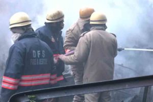 Fire at Lajpat Rai Market in Delhi