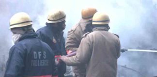 Fire at Lajpat Rai Market in Delhi